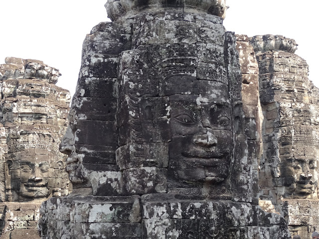 angkor thom bayon siem reap cambodia