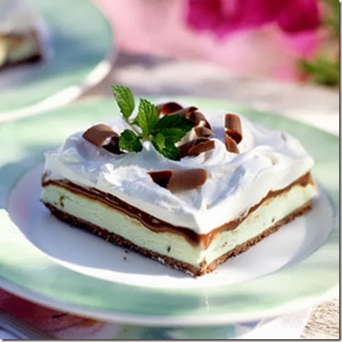Chocolatey Frozen Mint Dessert
