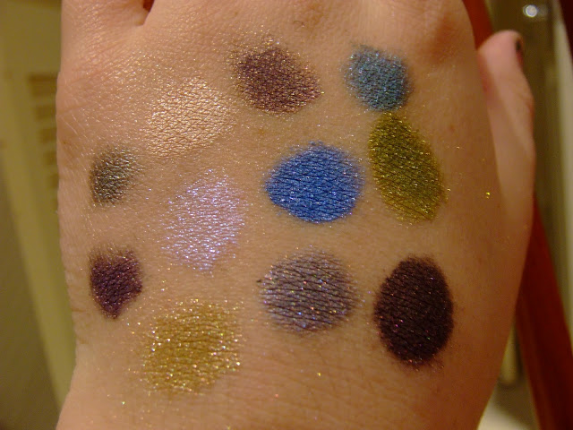 darling girl cosmetics eyeshadow swatches