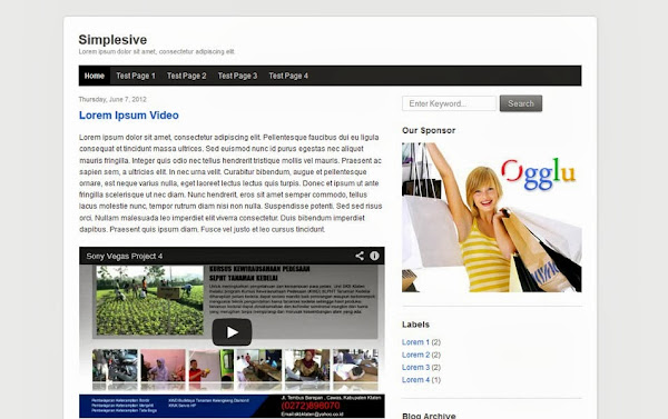 Simplesive – A Minimal Responsive Blogger Template Simplesive – A Minimal Responsive Blogger Template