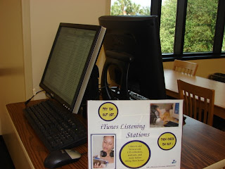 Picture of music listening stations