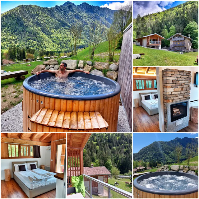 chalet romantici con caminetto idromassaggio montagna