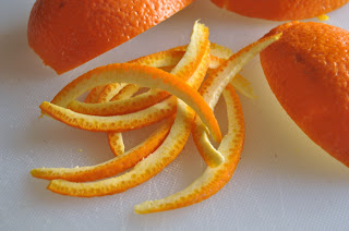 Orange peel face mask