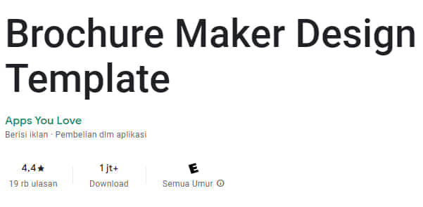Aplikasi Untuk Membuat Brosur Di HP, Gratis & Fitur Lengkap