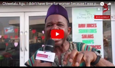 Poverty was part of me when I was little - Chiwetalu Agu | WATCH