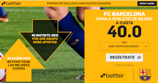 betfair supercuota Barcelona gana a Athletic 29 septiembre