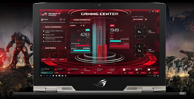 تعرف علي الابتوب العملاق asus ROG G703 مواصفات من كوكب اخر