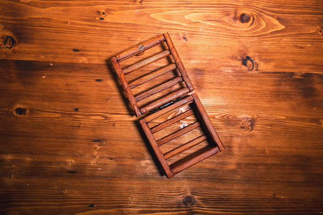 Porta gioie in legno moderno, artigianale