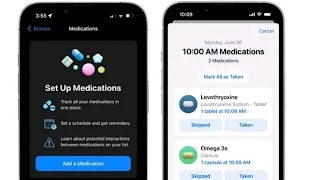 How to track medications in iOS 16