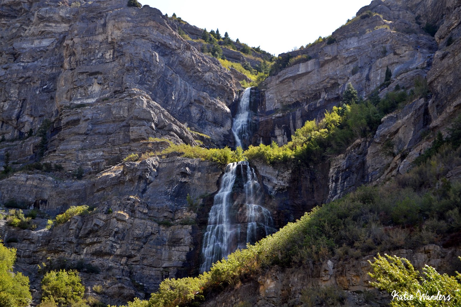 Katie Wanders Bridal Veil Falls Provo Canyon Utah