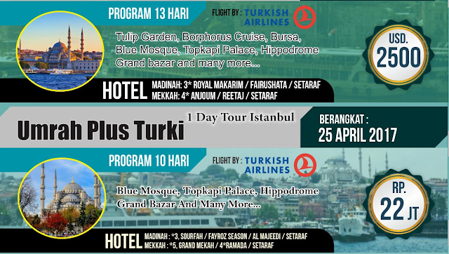 Paket Umroh plus Turki