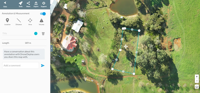 Chestnut Brae Drone scan Small farm planning map using Drone Deploy - Image 4