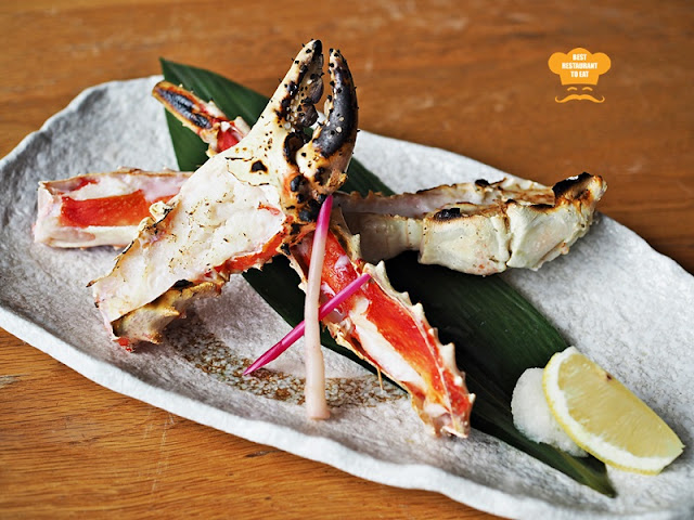 Taraba Gani (Grilled King Crab with Salt) - Kimi-Ya Japanese Restaurant New Menu 2018 Old Klang Road Kuala Lumpur