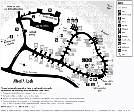 Loab Campground Map