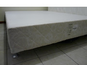 Cama Box Ortobom: Colchão PróSaúde D45 + Box Blanche. R$ 700,00.