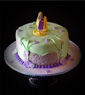 Tangled Birthday Cake