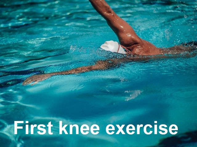First knee exercise