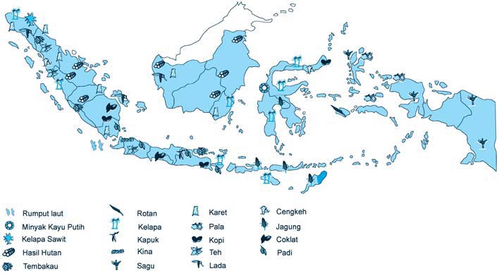 Gambar Peta  Indonesia Sumber Daya Alam Koleksi Gambar HD