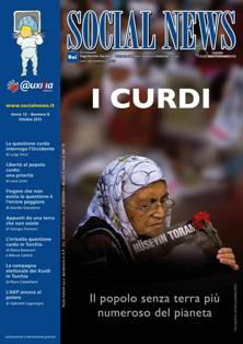 SocialNews 2015-08 - Ottobre 2015 | TRUE PDF | Bimestrale | Società | Attualità
SocialNews è una rivista mensile di promozione sociale senza fini di lucro sia cartacea che online, fondata da Massimiliano Fanni Canelles che la dirige dal 2004.
Da marzo 2009 la RAI - Radiotelevisione Italiana - patrocinia la rivista SocialNews in una collaborazione con il Segretariato Sociale RAI. L'intesa prevede una fusione redazionale fra giornalisti RAI e di SocialNews, la distribuzione del mensile agli utenti RAI iscritti e il simbolo RAI nella testata.
La rivista non ha una posizione politica o partitica ma vi scrivono politici e tecnici di alto livello nazionale ed internazionale di schieramenti e idee opposte. Affronta ogni mese temi diversi con i contributi di personaggi di livello nazionale ed internazionale che eccellono nell’ambito professionale, psicologico, giuridico, universitario, associazionistico e con l’apporto di personaggi famosi del mondo dello spettacolo.