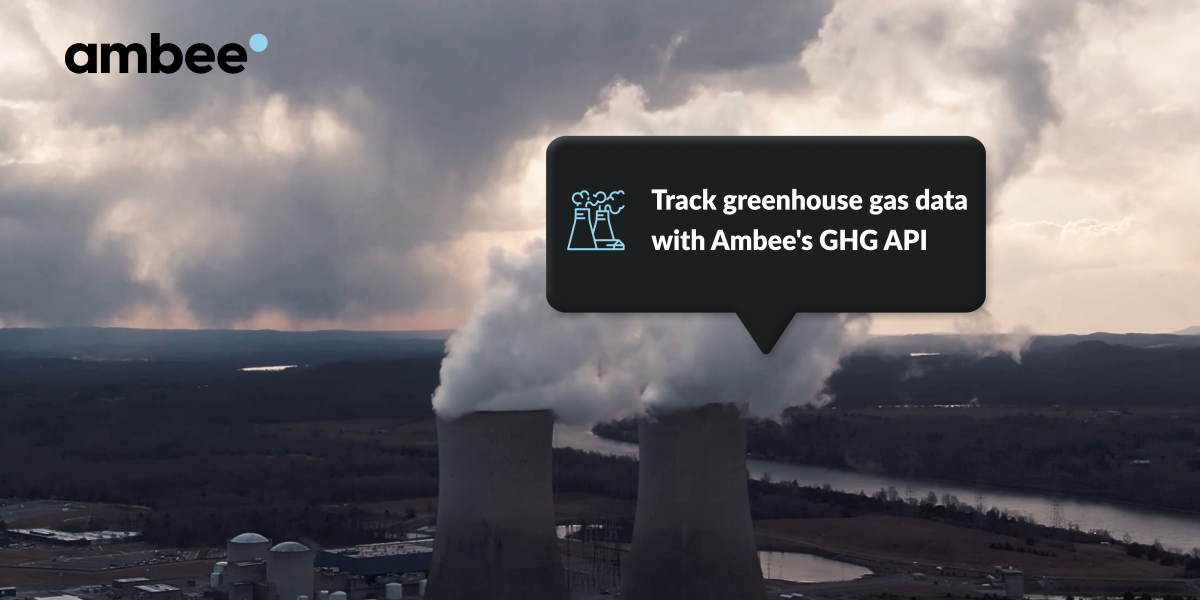 Ambee Launches Greenhouse Gas API To Track Hyperlocal Emissions