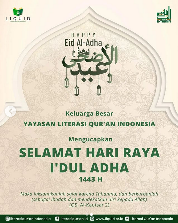 Selamat Hari Raya Idul Adha 1443H / 2022