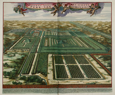 General view of the beautiful park of Sorgvliet [Zorgvliet] by Johannes Aveele