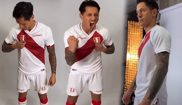 Gianluca Lapadula posa por primera vez con la camiseta de la selección peruana (VIDEO)