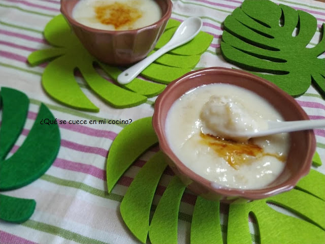 ARROZ CON LECHE  CON ARROZ INTEGRAL.