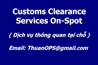 Customs Clearance Services On-Spot , Dịch vụ thông quan tại chỗ