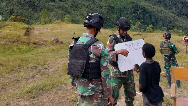 Prajurit Kostrad Siapkan Calon-Calon Pemimpin Masa Depan Dari Papua