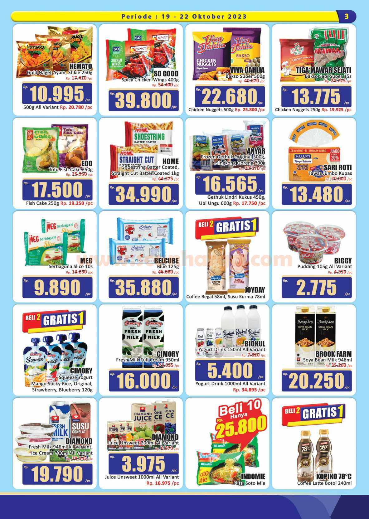 Katalog Promo JSM Hari Hari Swalayan Weekend 19 - 22 Oktober 2023 3