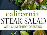 California Steak Salad with Chimichurri Dressing
