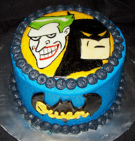 Batman and Joker Birthday Cakes