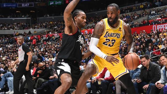 LeBron anota 34 y lidera remontada de Lakers ante Clippers