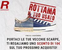 Logo Rottama le tue scarpe e ricevi un buono sconto da 10 euro