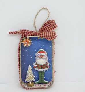 Santa ornament by BayMoonDesign