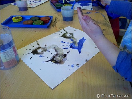 Handmålning-En-dag-på-dagis-prao-förskola