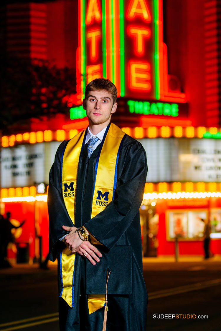 University of Michigan Ross College Graduation Pictures by SudeepStudio.com Ann Arbor College Graduation Photographer