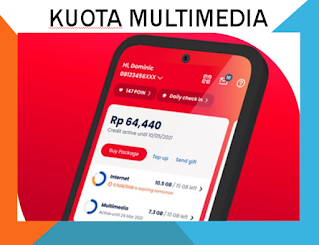 cara menggunakan kuota multimedia telkomsel