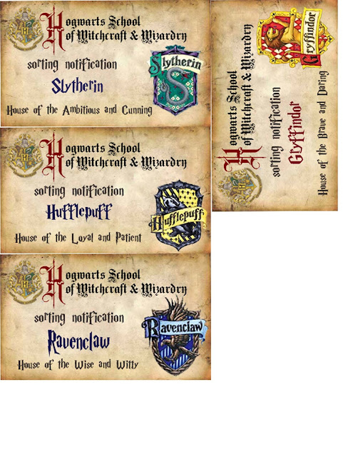 Harry Potter: Free Party Printables. 