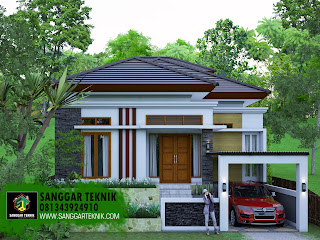 DESAIN RUMAH MODERN 10x 20 ( 2 LANTAI ) 2020