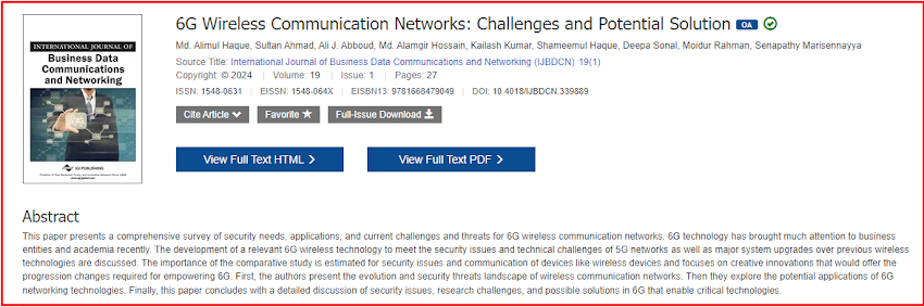 6G Wireless Communication Networks: Challenges and Potential Solution