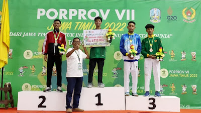 Tim Taekwondo Lumajang Borong Medali Emas, Perak dan Perungu di Kelas Poomsae Beregu Putri