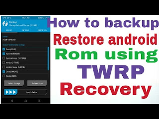 Backup And Restore ROM With ClockWorkMod (CWM) Recovery 