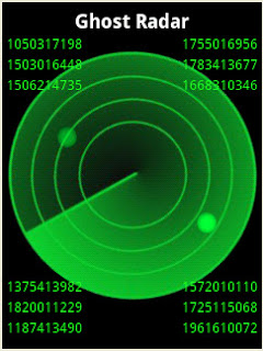 gambar hantu yang terdeteksi Ghost Radar