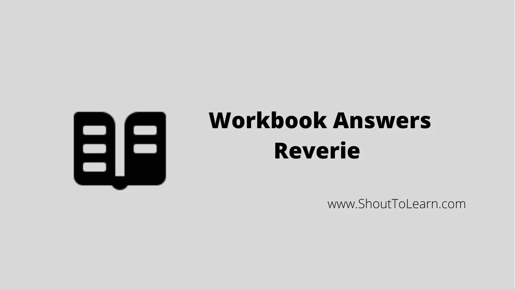 Workbook Answers Of Reverie