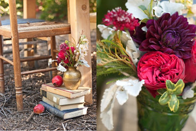 wedding flower arrangement by primary petals