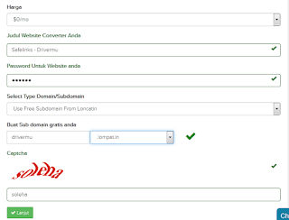 Membuat Website SafelinkConverter