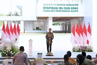 Presiden Jokowi meresmikan Gedung Respirasi