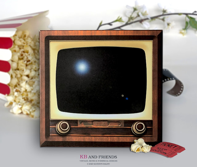 KB and Friends' Printable Retro TV Box 